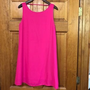 HOT PINK open back dress